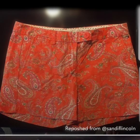 🆓 Tommy Hilfiger 🏈 Paisley Preppy nautical ⚓ 🆓FREE W/$25 BUNDLE❣ - Picture 1 of 7